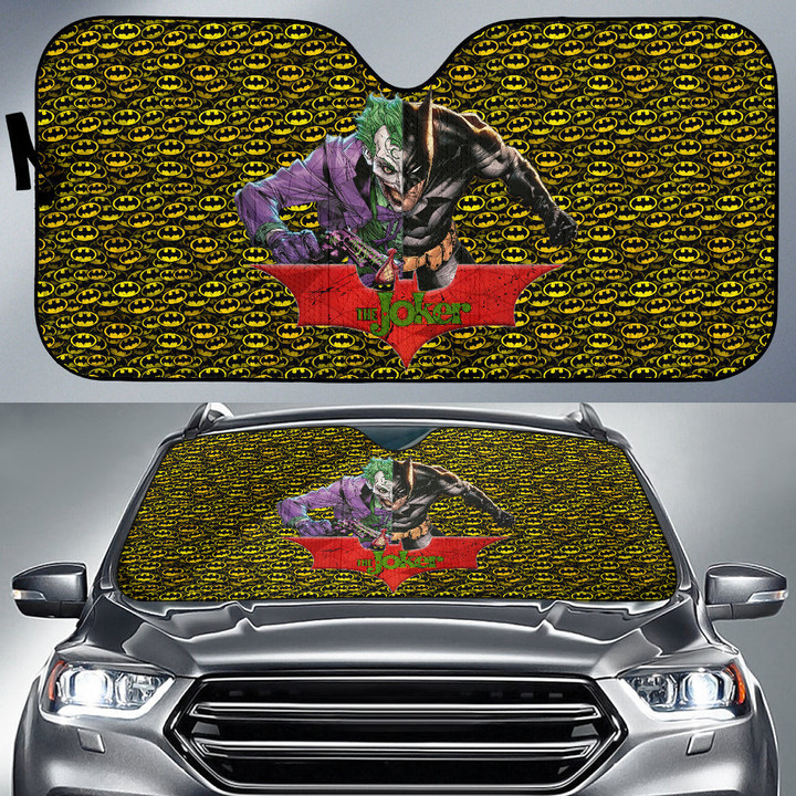 The Bat Man And Joker Car Sun Shade Movie Car Accessories Custom For Fans AT22061504