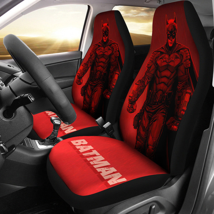 The Bat Man Car Seat Covers Movie Car Accessories Custom For Fans AT22061501