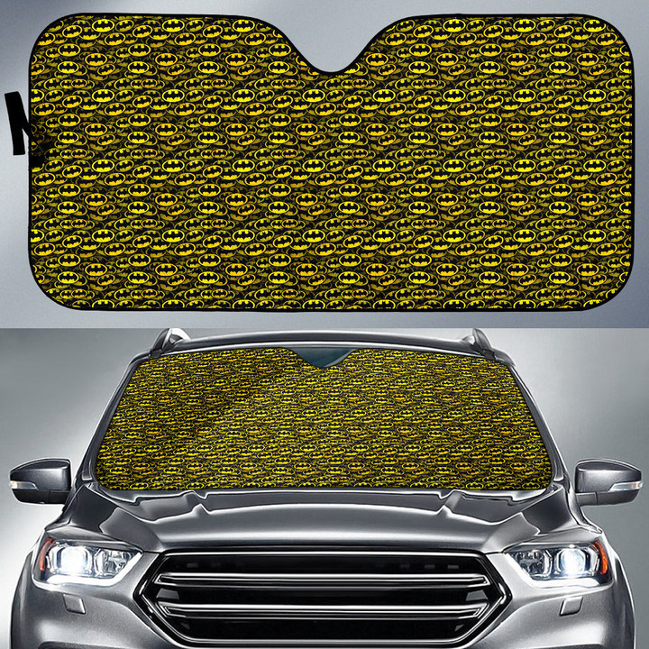 The Bat Man Patterns Car Sun Shade Movie Car Accessories Custom For Fans AT22061503