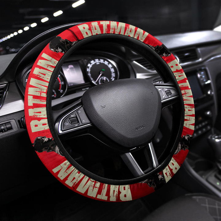 The Bat Man Steering Wheel Cover Movie Car Accessories Custom For Fans AT22061502