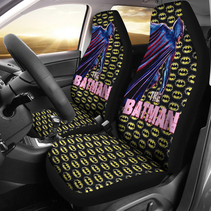 The Bat Man Car Seat Covers Movie Car Accessories Custom For Fans AT22061505