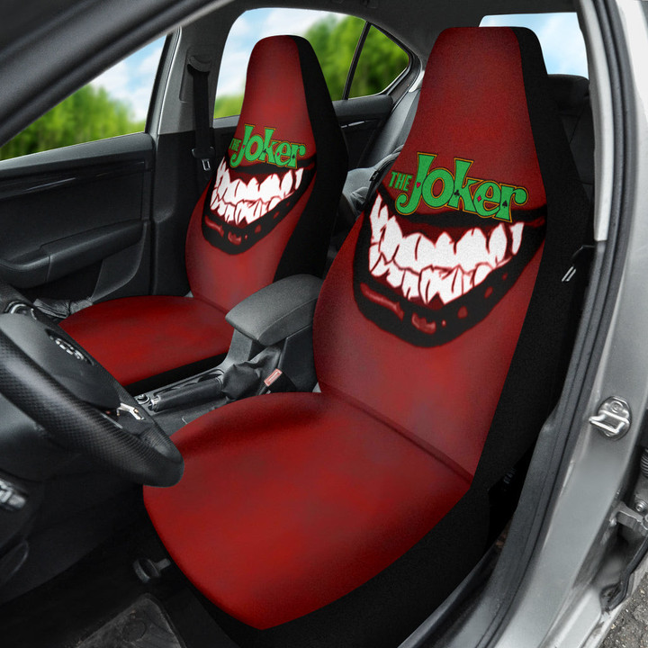 Joker The Clown Car Seat Covers Movie Car Accessories Custom For Fans AT22062702