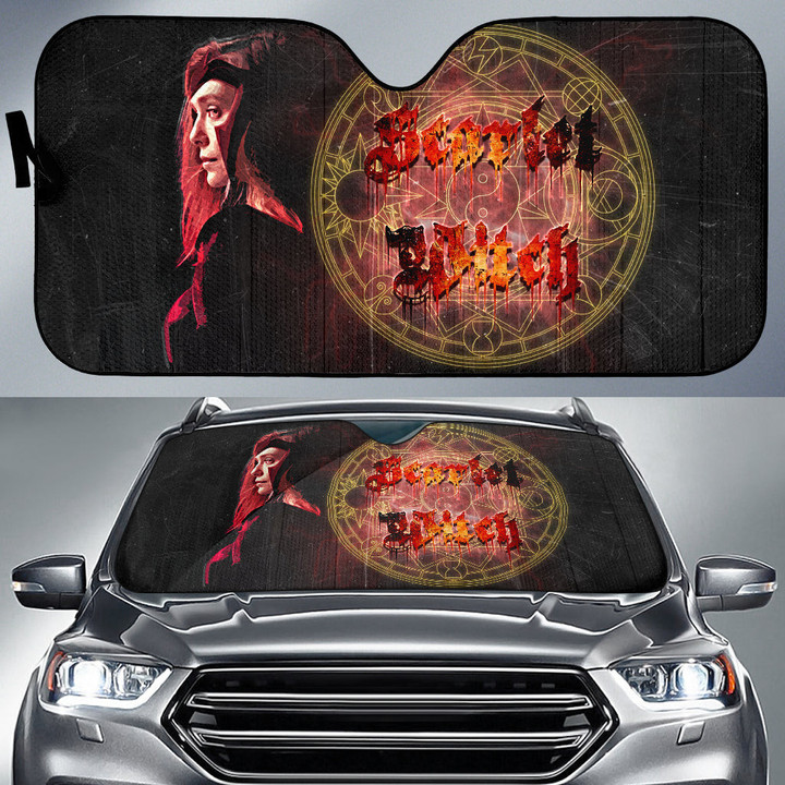 Scarlet Witch Multiverse of Madness Car Sun Shade Movie Car Accessories Custom For Fans AT22070801