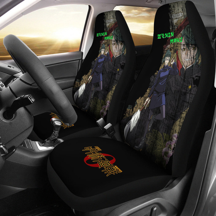 Maki Zenin Jujutsu Kaisen Car Seat Covers Anime Car Accessories Custom For Fans AA22072601