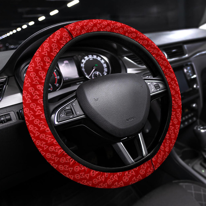 Delta Sigma Theta Steering Wheel Cover Sorority Car Accessories Custom For Fans AT22080901