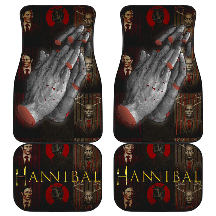 Hannibal Car Floor Mats Horror Movie Car Accessories Custom For Fans AT22082301