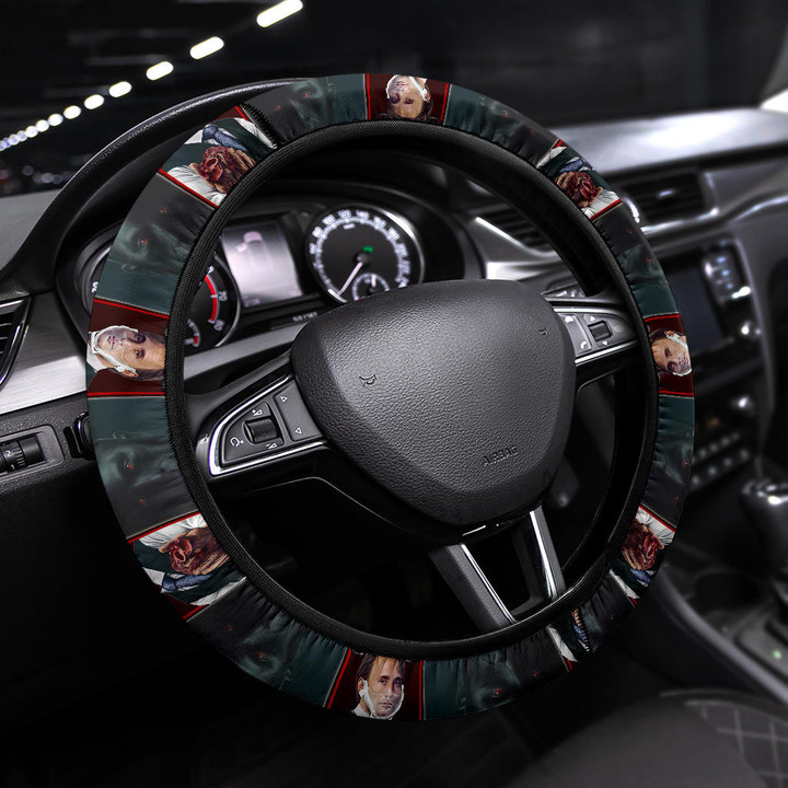 Hannibal Steering Wheel Cover Horror Movie Car Accessories Custom For Fans AT22082301