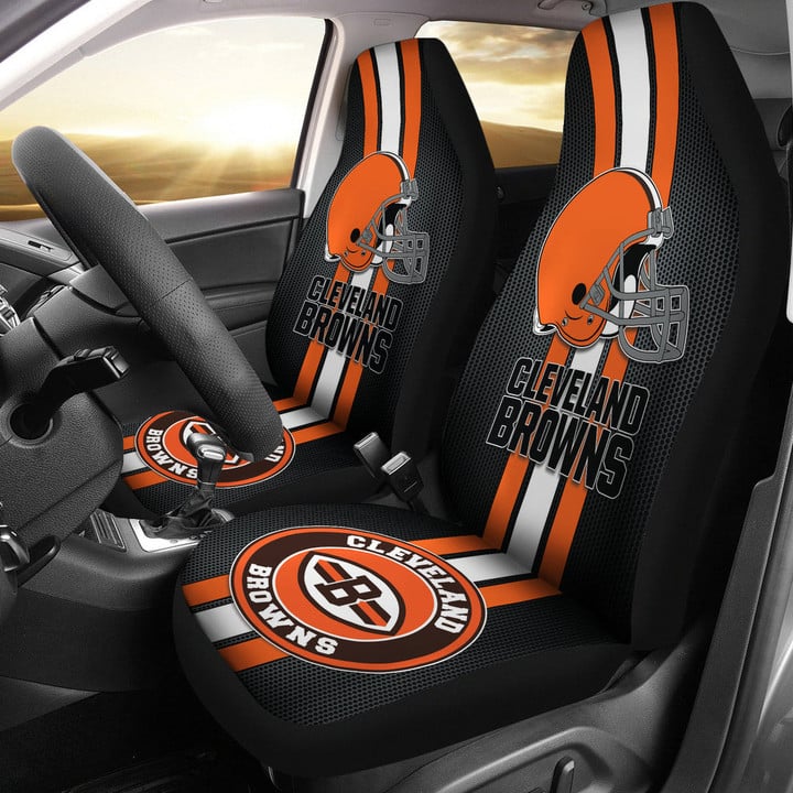 Cleveland Browns Car Seat Covers American Football Helmet Car Accessories Ph220811-01