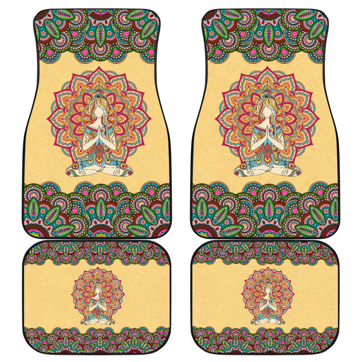 Yoga Mandala Car Floor Mats Hobby Car Accessories Custom For Fans AA22091202