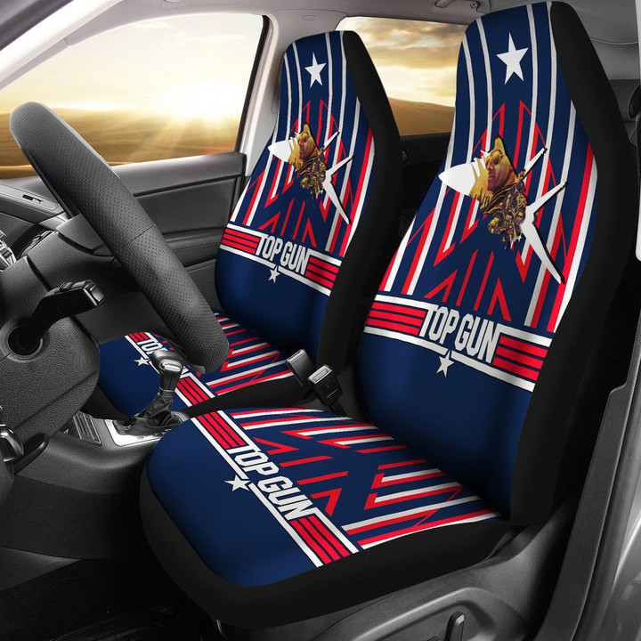 Top Gun Car Seat Covers Movie Car Accessories Custom For Fans AA22090103