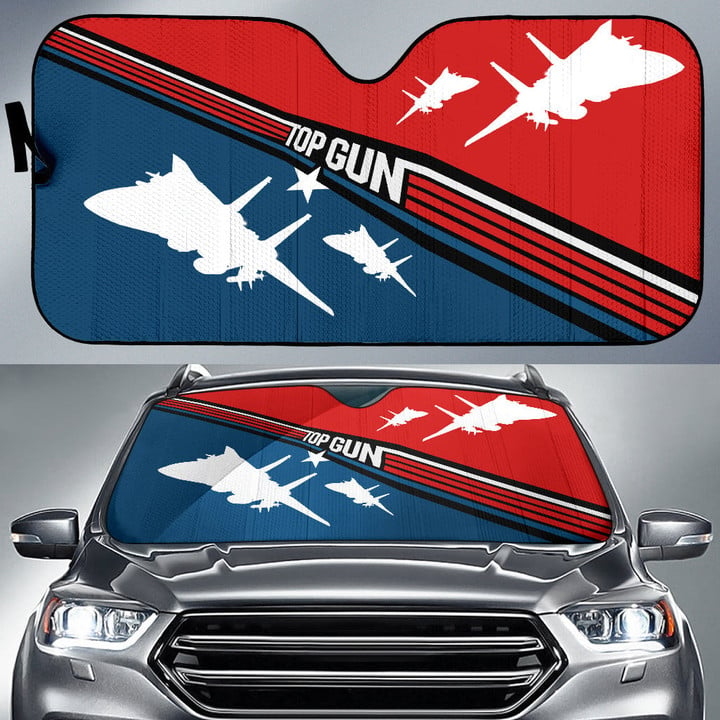 Top Gun Car Sun Shade Movie Car Accessories Custom For Fans AA22090104