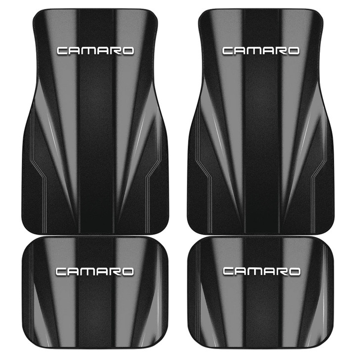 Camaro Black Logo Car Seat Covers Metal Abstract Car Accessories Ph220913-0393