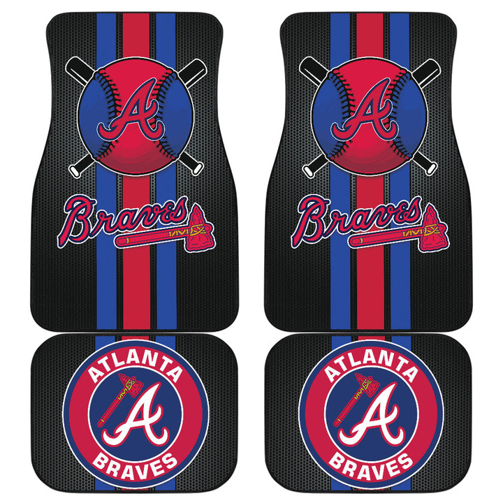 Atlanta Braves Car Floor Mats MBL Baseball Car Accessories Ph220914-01a