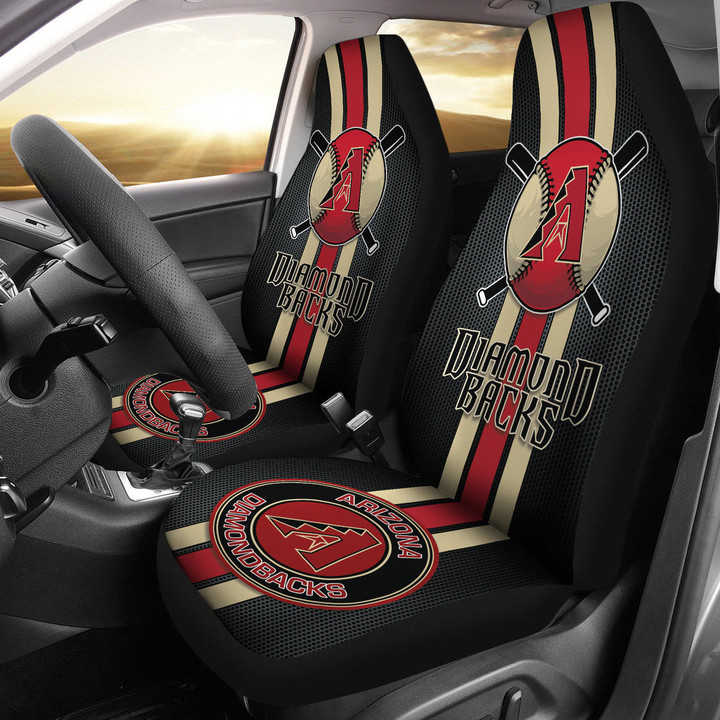 Arizona Diamondbacks Car Seat Covers MBL Baseball Car Accessories Ph220914-02