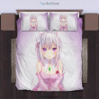 Emilia Re:Zero Starting Life in Another World Bedding Set 1 - duvet cover and pillowcase set - Unique Design Amazing Gift