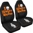 Halloween Car Seat Covers | Ghosts With Horror Pumpkin Love Halloween Seat Covers