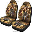 Attack On Titan Anime Car Seat Covers | AOT Reiner Vs Armored Titan In Town Seat Covers