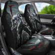 Horror Movie Car Seat Covers | Thanatos With Skull Face Scary Night Seat Covers