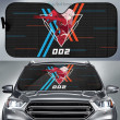 Darling In The Franxx Anime Car Sunshade | Angry Zero Two Red Suit Sun Shade
