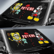 Horror Movie Car Sunshade | Psycho SpongeBob Jason Voorhees Mickey Cartoon Sun Shade