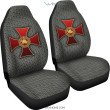 2pcs  Knights Templar Car Seat Cover