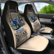 2pcs Big Rig Trucks Car Seat Covers