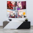 Darling In The Franxx Anime Tapestry | Zero Two Code 002 Moments S Class Tapestry Home Decor NA082503