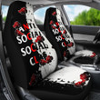 Naruto Anime Car Seat Covers - Akatsuki Anti Social Social Club Yin And Yang Cloud Seat Covers NA101504