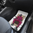 Squid Game Movie Car Floor Mats Cool Round Squid Worker Sitting On The Chair Watching Car Mats