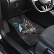 Attack On Titan Anime  Car Floor Mats - Levi Ackerman Fighting Black Chains Wings Of Freedom Symbol Car Mats
