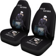 Jujutsu Kaisen Anime Car Seat Covers - Satoru Gojo Wearing Eye Mask Sitting On Rubik Prison Realm Seat Covers