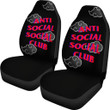 Naruto Akatsuki Anti Social Club Black White Cloud Car Seat Covers