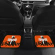 Fire Force Anime Car Floor Mats Characters Silhouette Fighting Orange Yellow Text Car Mats