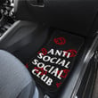 Naruto Anime Car Floor Mats | Akatsuki Anti Social Social Club Red Light Cloud Car Mats NA101502