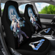 Jujutsu Kaisen Anime Car Seat Covers - Sukuna Yuji Black Fire Vs Mahito Hand Sign Seat Covers
