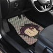Demon Slayer Anime Car Floor Mats - Cute Chibi Tanjiro Big Head Cloak Pattern Car Mats