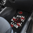 Naruto Akatsuki Anti Social Club Dark Red Cloud Car Floor Mats