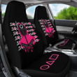 Squid Game Movie Car Seat Covers Round Squid Worker Pink Uniform On Mission Seat Covers