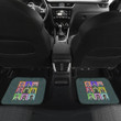 Squid Game Movie Car Floor Mats Players Portrait With Black Masked Boss And Squid Worker Standing Car Mats
