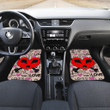 Love Car Floor Mats - Love Text Patterns Skull Heart Symbol Car Mats