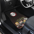Demon Slayer Anime Car Floor Mats - DS Cute Chibi Characters New Year Artwork Car Mats