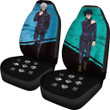 Jujutsu Kaisen Anime Car Seat Covers - Cool Satoru And Megumi Runaway Walking Seat Covers