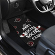 Naruto Anime Car Floor Mats | Akatsuki Anti Social Social Club Itachi Eyes Car Mats NA101501