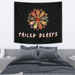 Naruto Anime Tapestry - Naruto Tailed Beasts Creating Flower Tapestry Home Decor