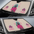 Squid Game Movie Car Sunshade Squid Worker Hand Sign Cute Chibi Making Contact Card Sun Shade