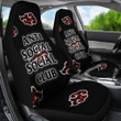 Naruto Anime Car Seat Covers | Akatsuki Anti Social Social Club Manga Cloud Patterns Seat Covers NA101402