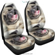 Smiling Pug Car Seat Covers Amazing Gift Ideas Best Car Decor 2021