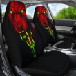 Red Wolf Fang Animal Car Seat Covers