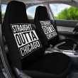 Straight Outta Chicago Car Seat Covers Amazing Gift Best Car Decor 2021