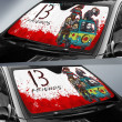 Horror Movie Car Sunshade | The Villains Friends Reunion Bloody Car Sun Shade